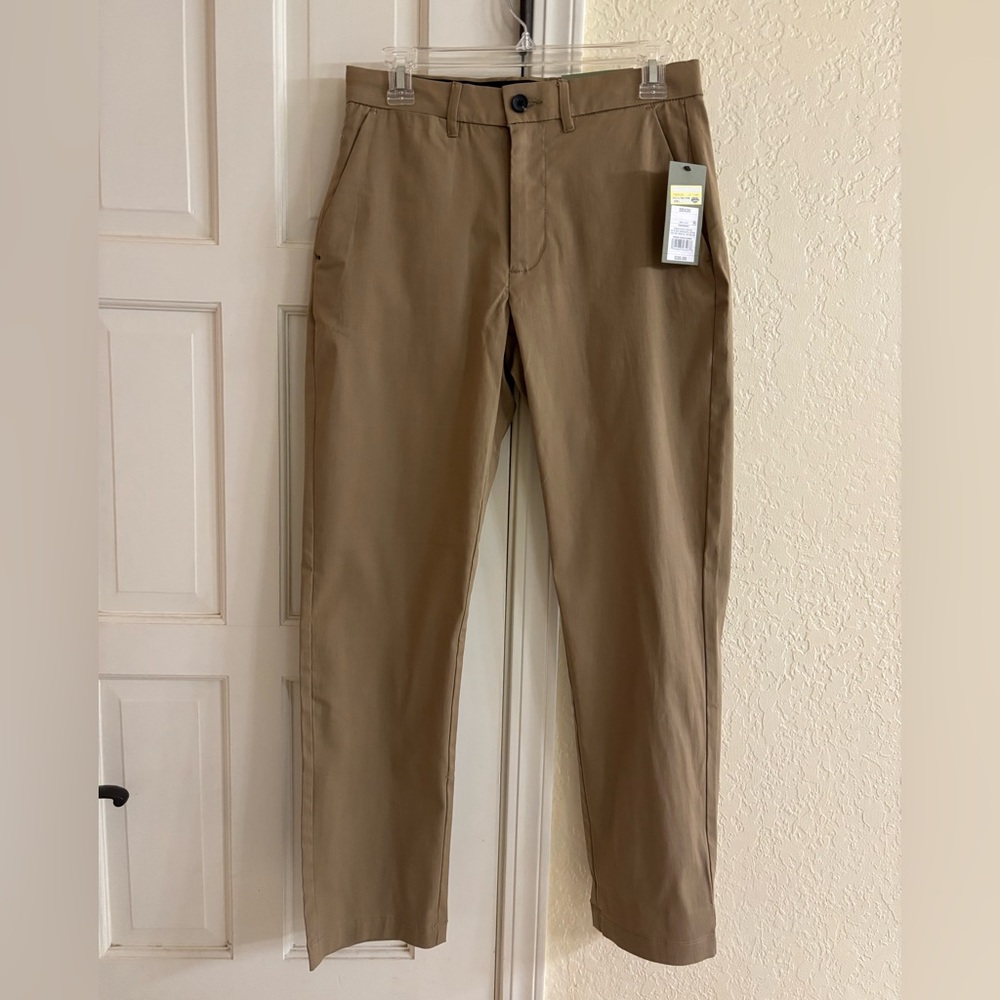 Men's Slim Fit Tech Khaki Chino Pants 28/30